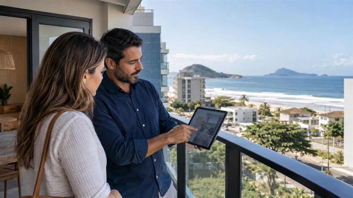 Cena editorial sobre como anunciar apartamentos à venda em itapoá em Itapoá