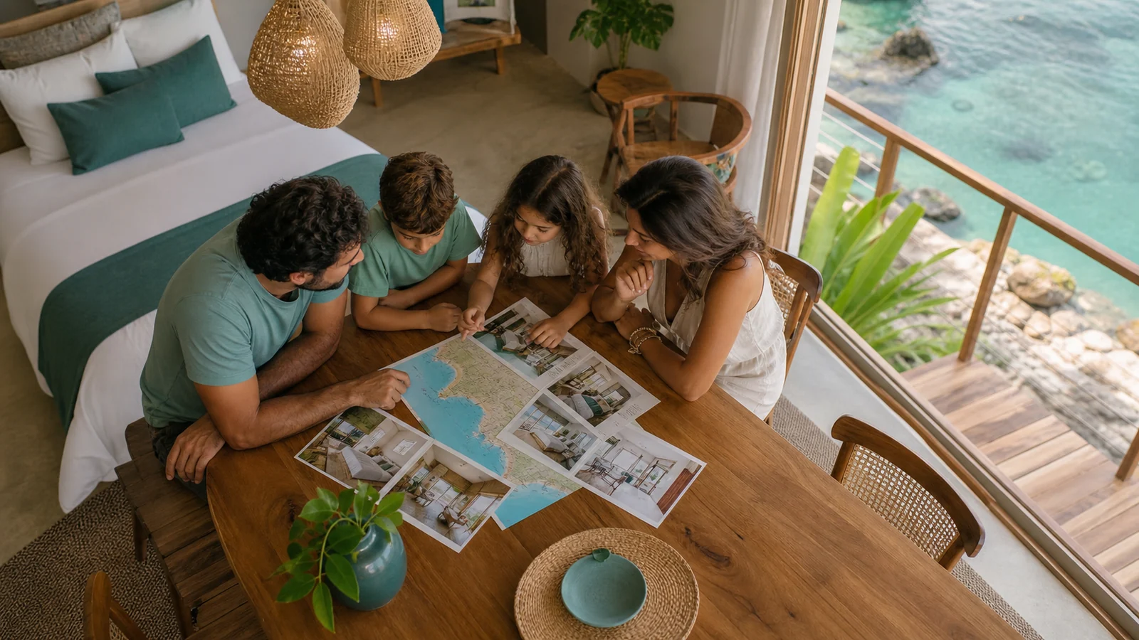 Anúncios para famílias em Itapoá mostrando acomodação real