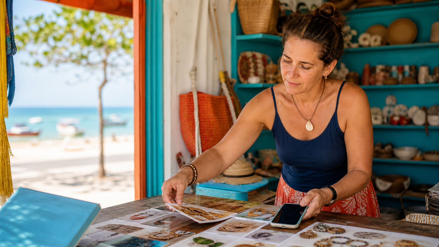 Catálogo digital em Itapoá mostrando produtos e serviços antes do pedido via WhatsApp