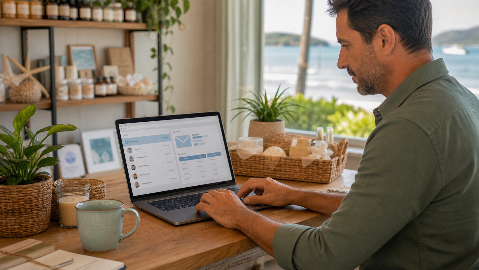 E-mail marketing para negócios de Itapoá com base de clientes e campanhas sazonais