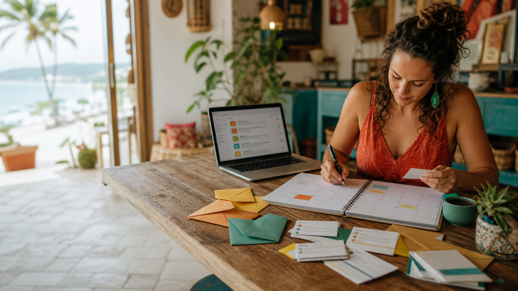 E-mail marketing na Rainha do Mar com lista de clientes e calendário de relacionamento