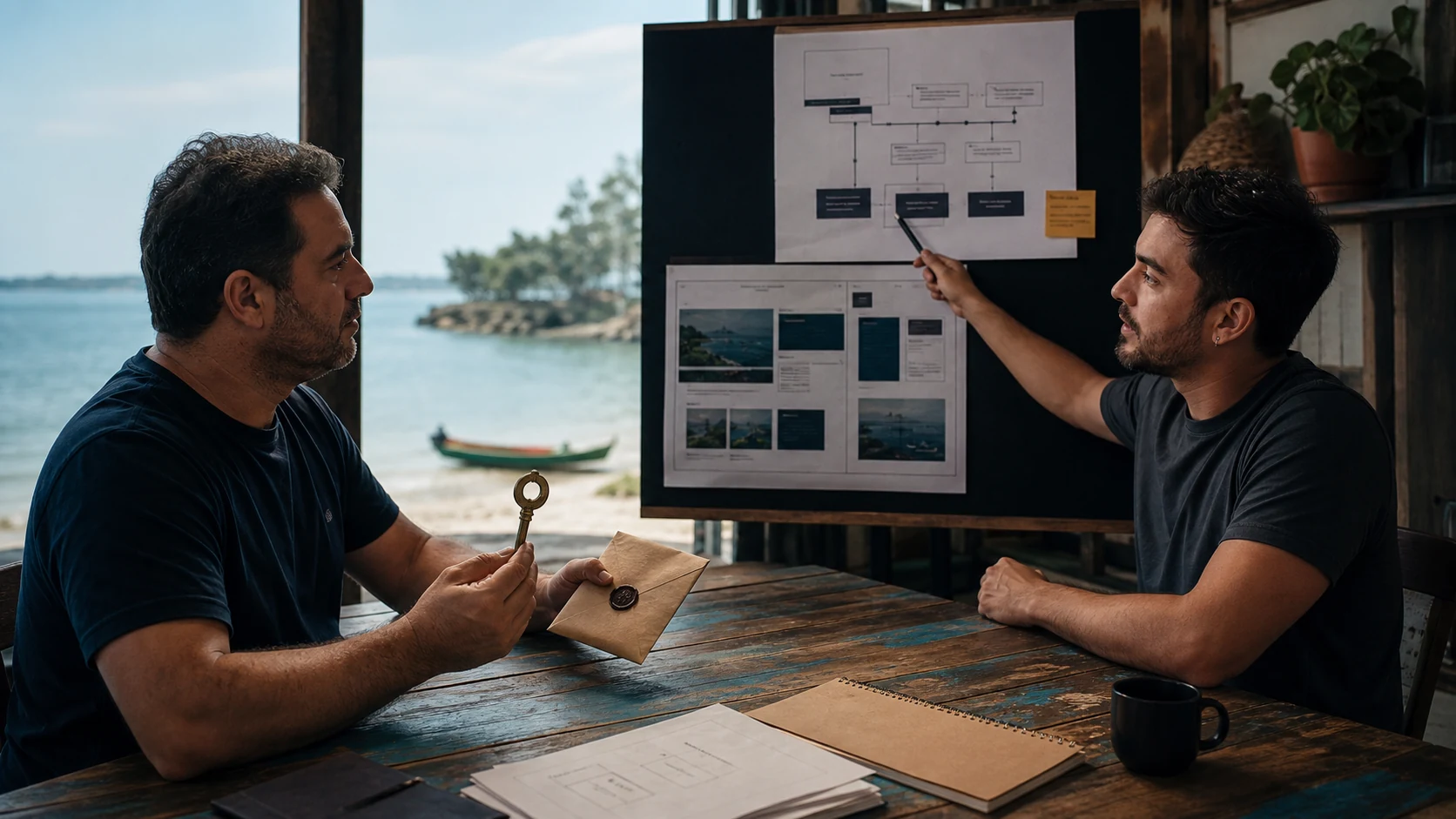 Empresa de site confiável em Itapoá representado em decisão digital de negócio local