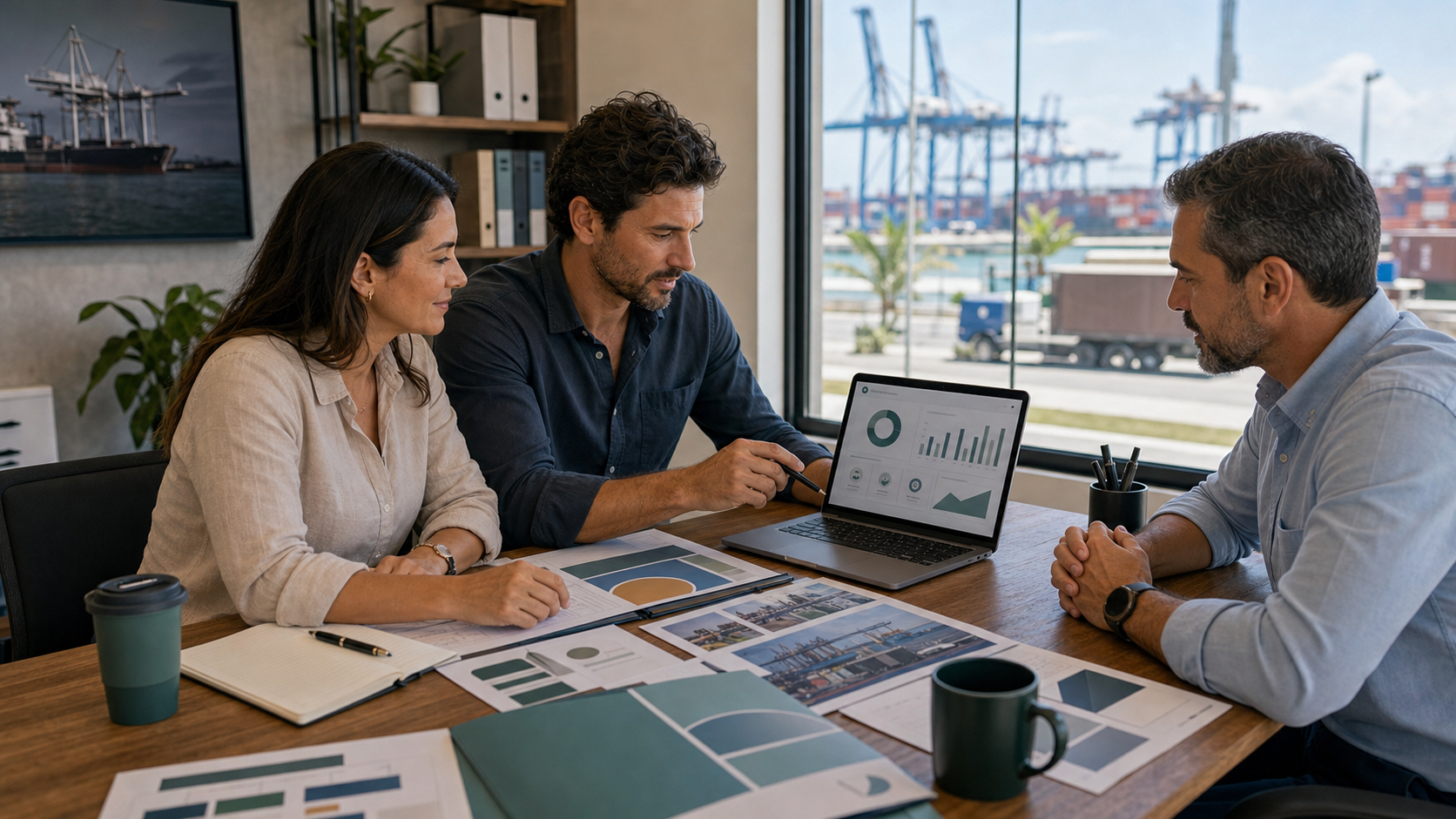 Empresas do Porto Itapoá usando marca como sinal de credibilidade