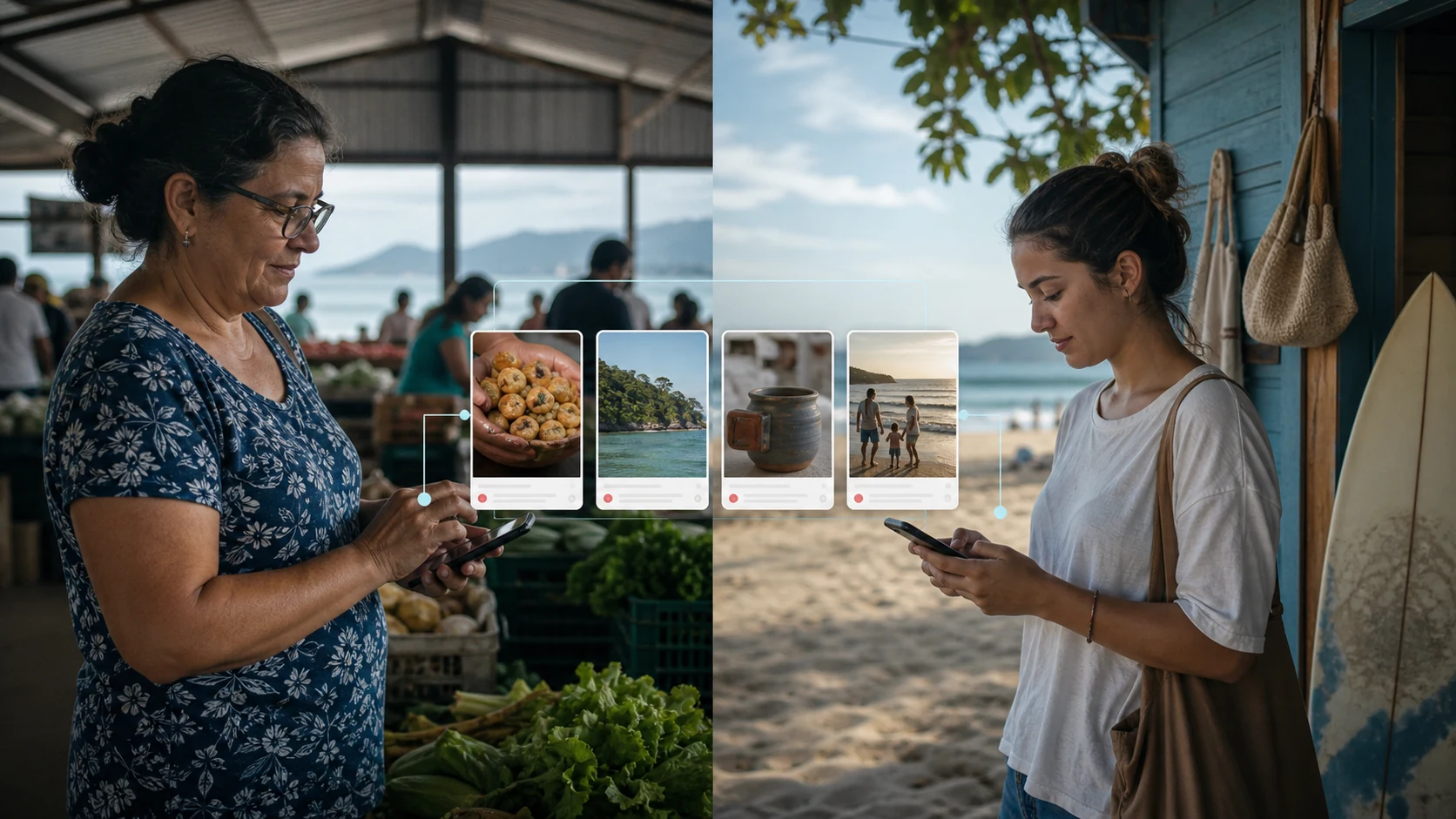 Facebook Ads em 2026 representado em decisão digital de negócio local