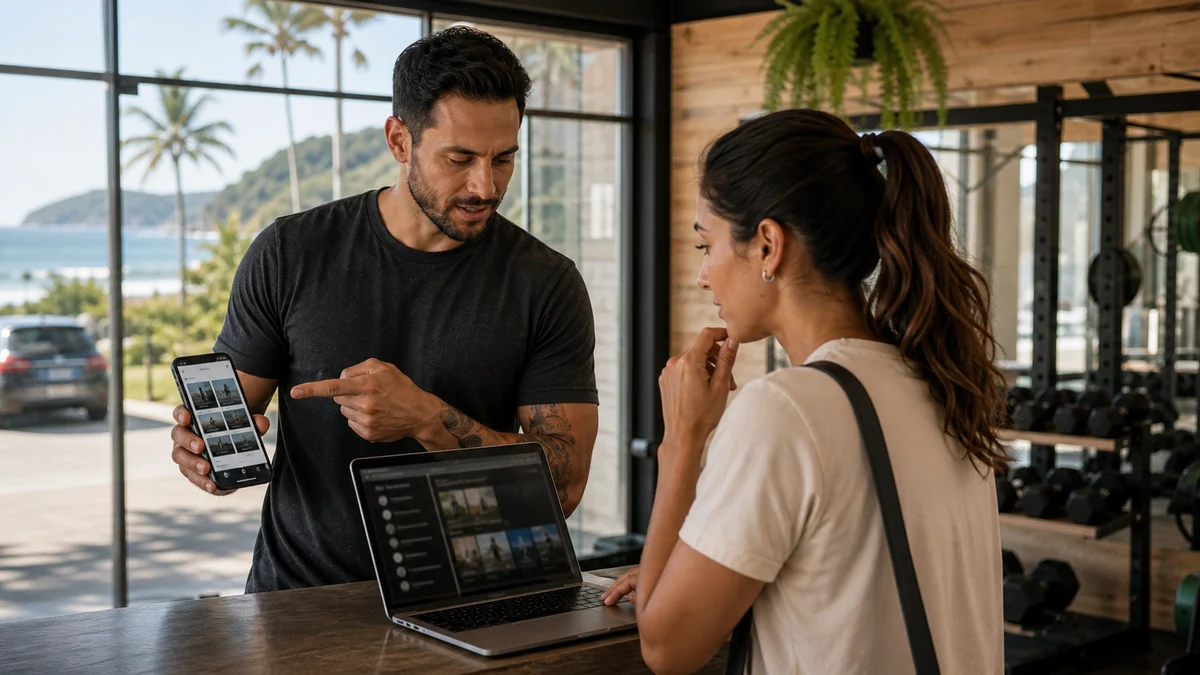 Comparação entre Google Ads e Instagram para academia em Itapoá