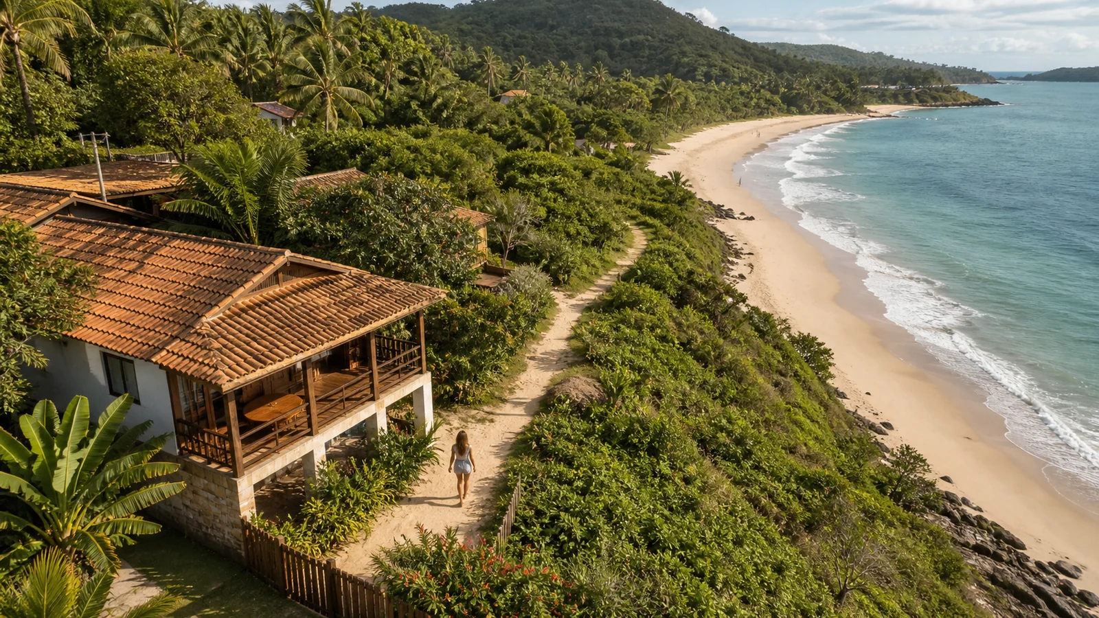Hospedagem perto da praia em Itapoá ligada por rota real