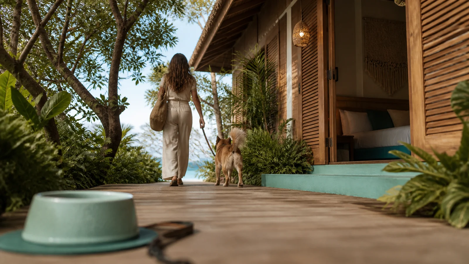 Pousada pet friendly em Itapoá com regras apresentadas ao hóspede