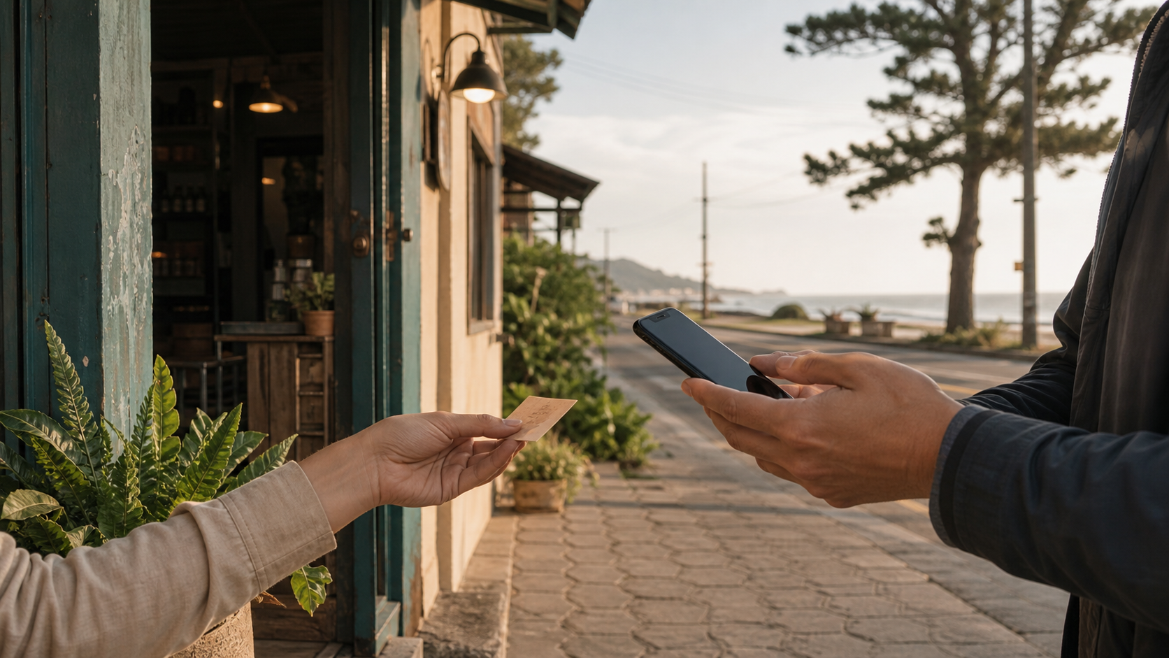 Indicação e site em Itapoá ajudando cliente a conferir uma empresa local