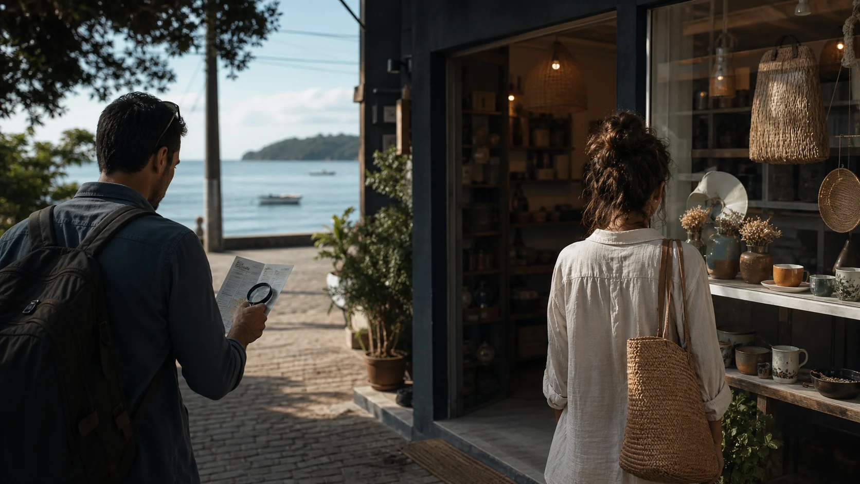 Instagram ou Google Ads em Itapoá representado em decisão digital de negócio local