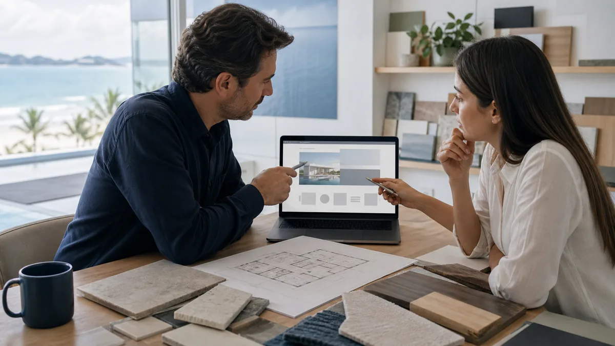 Landing page de empreendimento imobiliário analisada com planta e informações reais