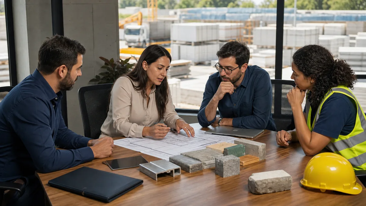 Marketing B2B da construção conecta fornecedor, engenharia, compras e construtora