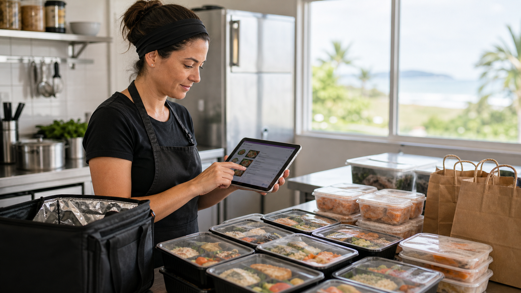 Marmitas e comida congelada em Itapoá com cardápio online e pedidos recorrentes