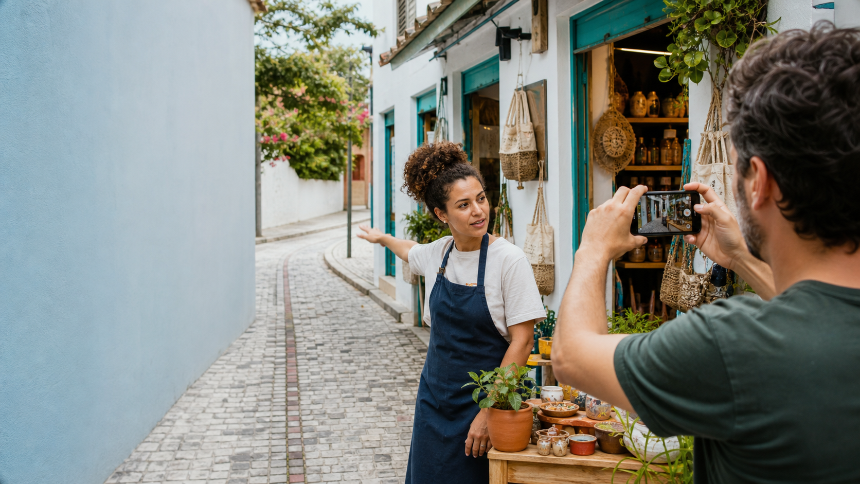 Redes sociais no Continental mostrando negócio local e informação confirmada da região