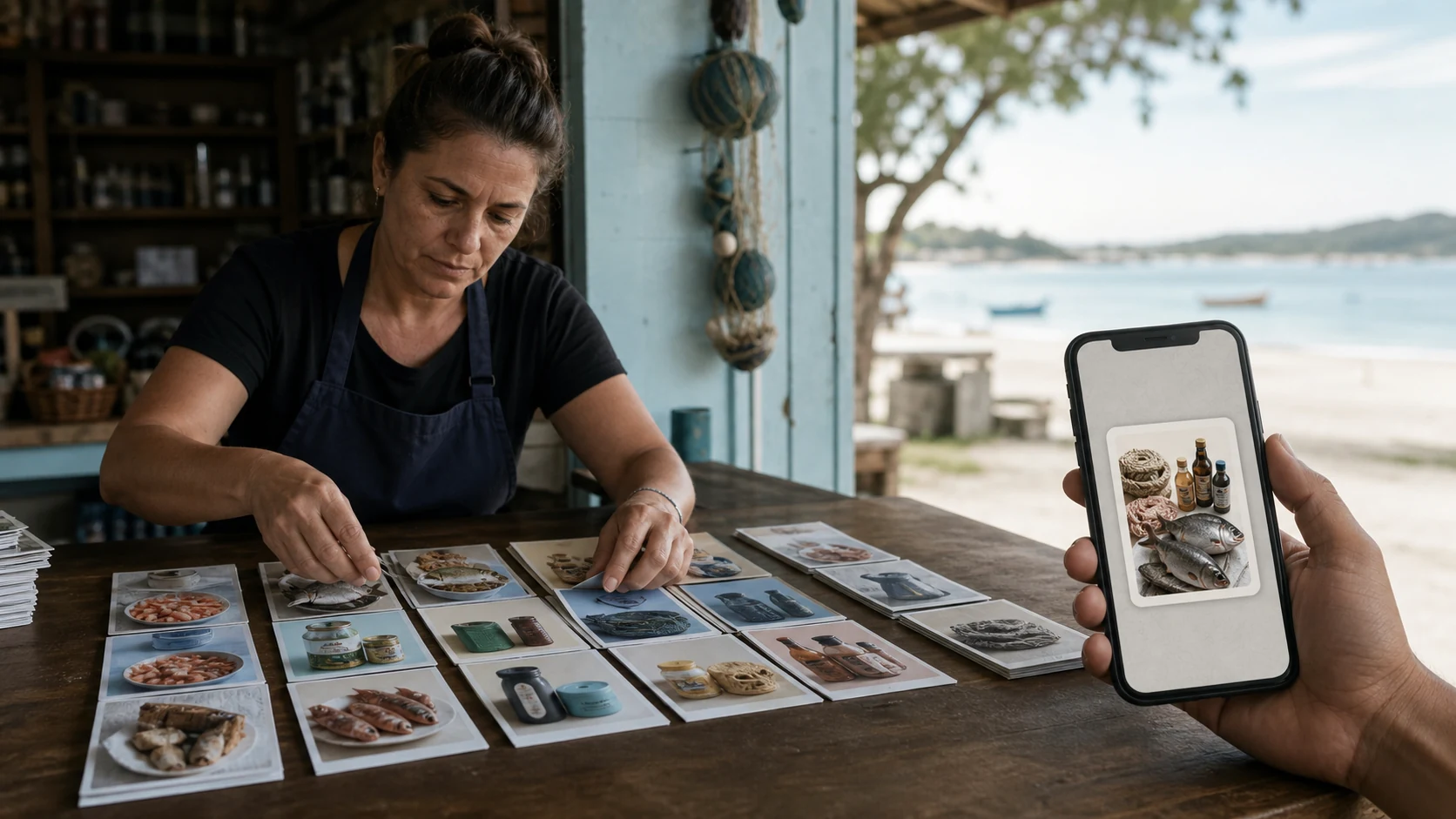 Site para loja em Itapoá vender pelo WhatsApp representado em decisão digital de negócio local