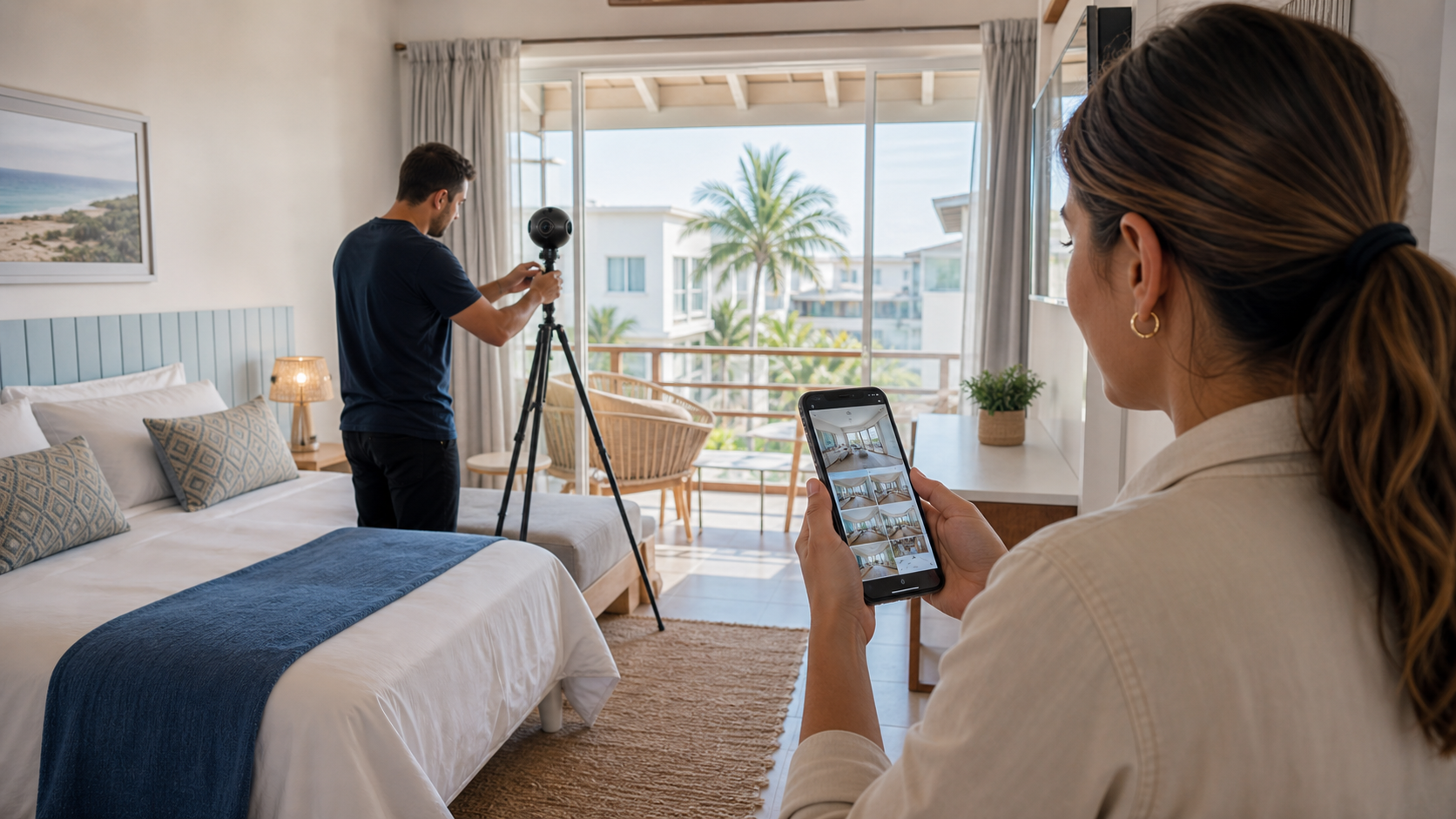 Tour virtual e fotos 360° no Google em Itapoá para pousadas e imóveis