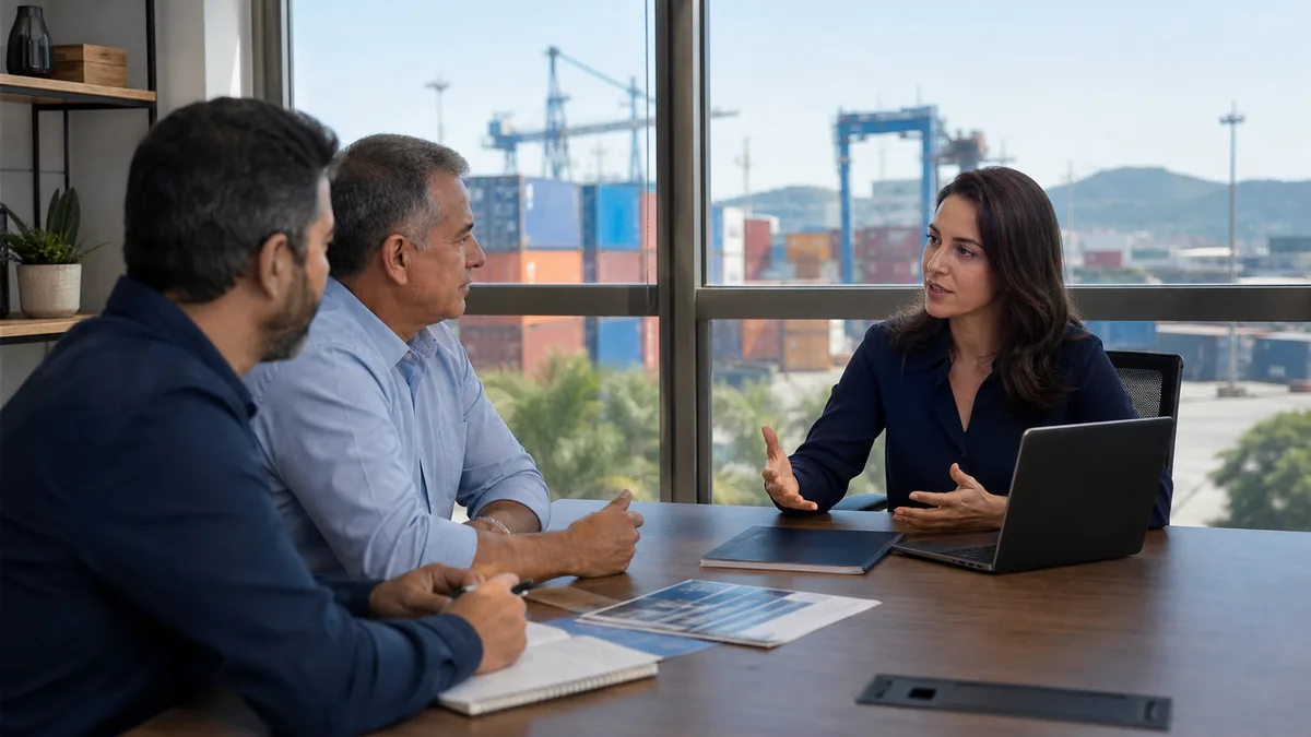Cena editorial relacionada a tráfego pago no LinkedIn em Itapoá