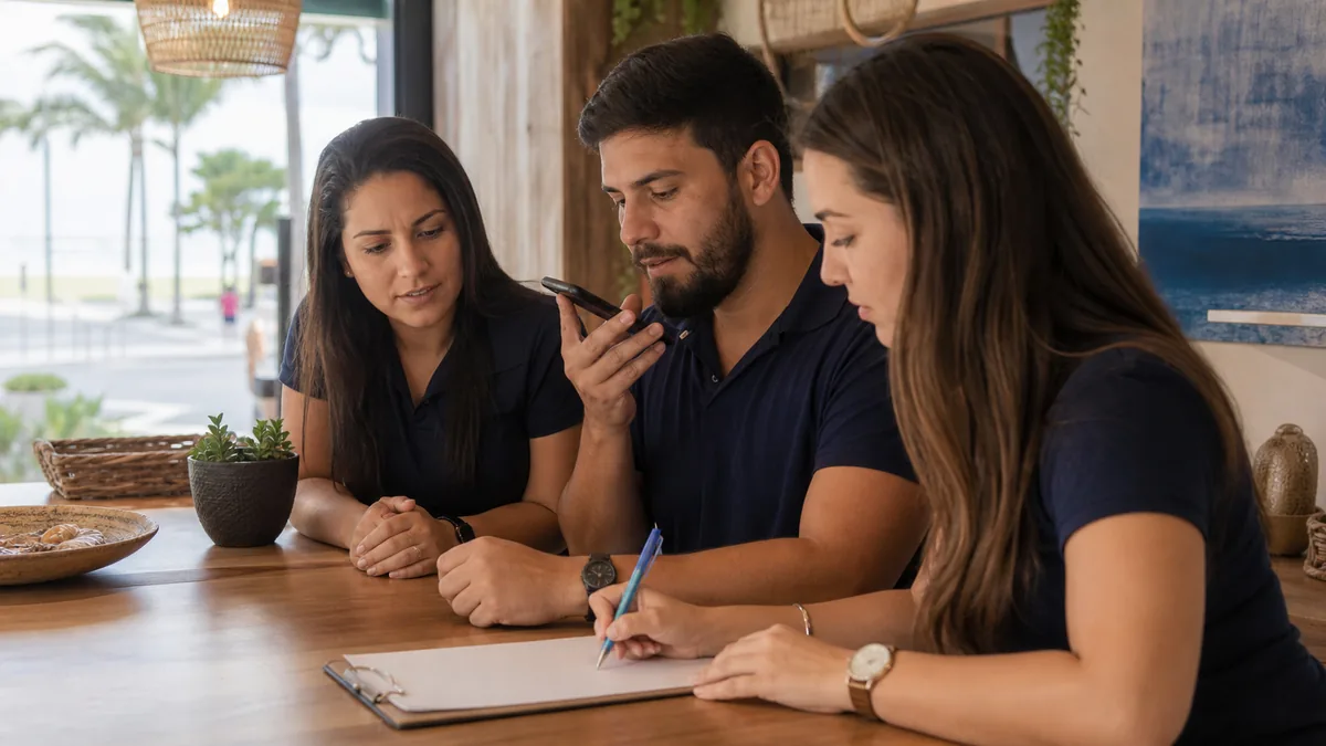 Cena editorial relacionada a tráfego pago para WhatsApp em Itapoá