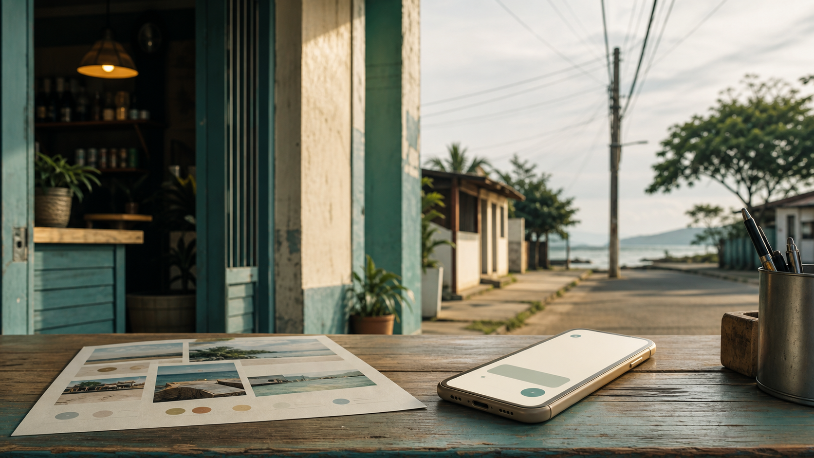 WhatsApp ou site em Itapoá mostrando descoberta, informação e contato local
